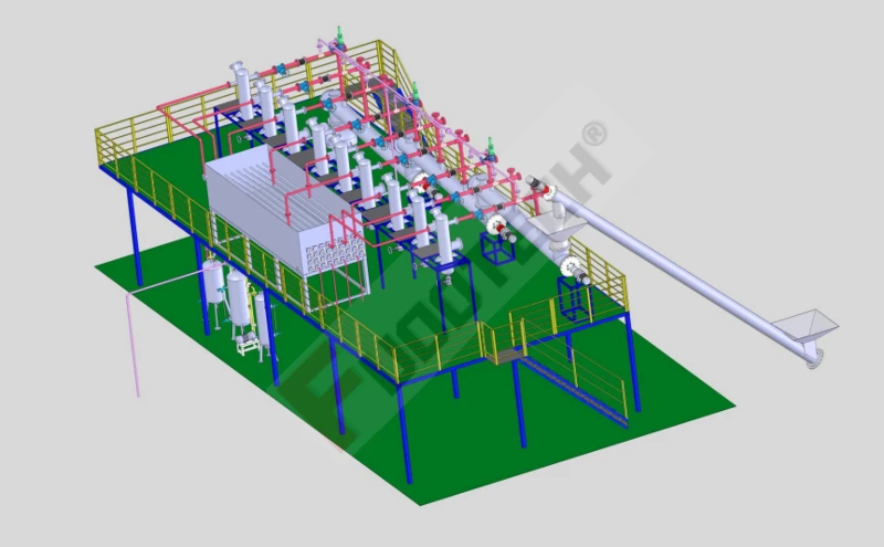 Anaerobic Pyrolysis Separation System Anaerobic Pyrolysis Separation System